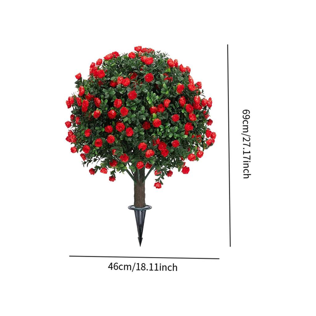 Dekoracyjny palik kwiatowy do ogrodu, Wielokrotnego użytku ozdoba trawnika do przestrzeni zewnętrznych