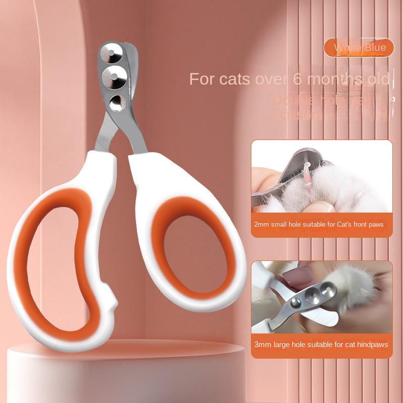 Professional Cat Nail Clippers for Small Cat Dog Stainless Steel Puppy Claws Cutter Pet Nail Grooming Clippers Trimmer
