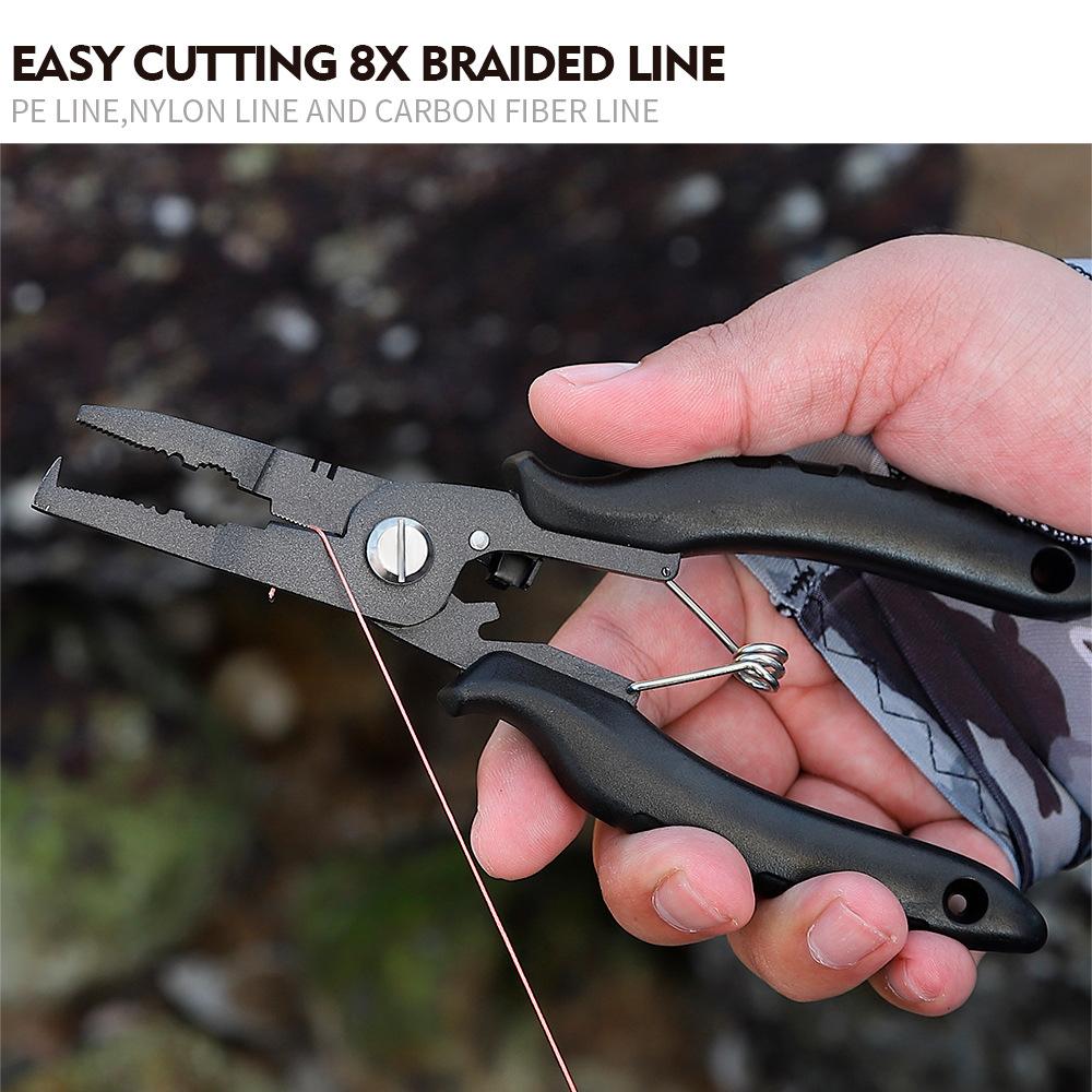 2024 Přenosné multifunkční rybářské kleště 19cm Odstraňovač háčků Nerezová ocel Rybářské náčiní Plovákový ovladač Rybářské potřeby