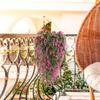 Multicolor Artificial Wisteria Flower Garland Lavender Color Green Leaves Artificial Hanging Vine DIY Plastic Flower Decor