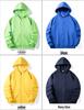 Autumn Children's Terry Cloth Zip-Up Hoodie with Pocket - Solid Color Korean Style Parent-Child Jacket