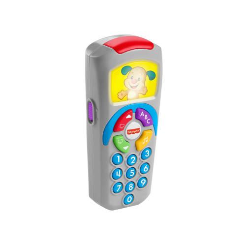 Fisher Price Doggie Bilingv Telecomanda Jucărie pentru bebeluși/copii mici Jucărie educațională/de învățare Numere engleză 6 luni și mai mult DRD26