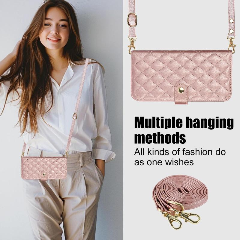 Husă de telefon crossbody cu curea de mână pentru IPhone 13 12 Mini 16 15 14 11 Pro Max XS XR 7 8 Plus Portofel cu suport pentru carduri Husă din piele