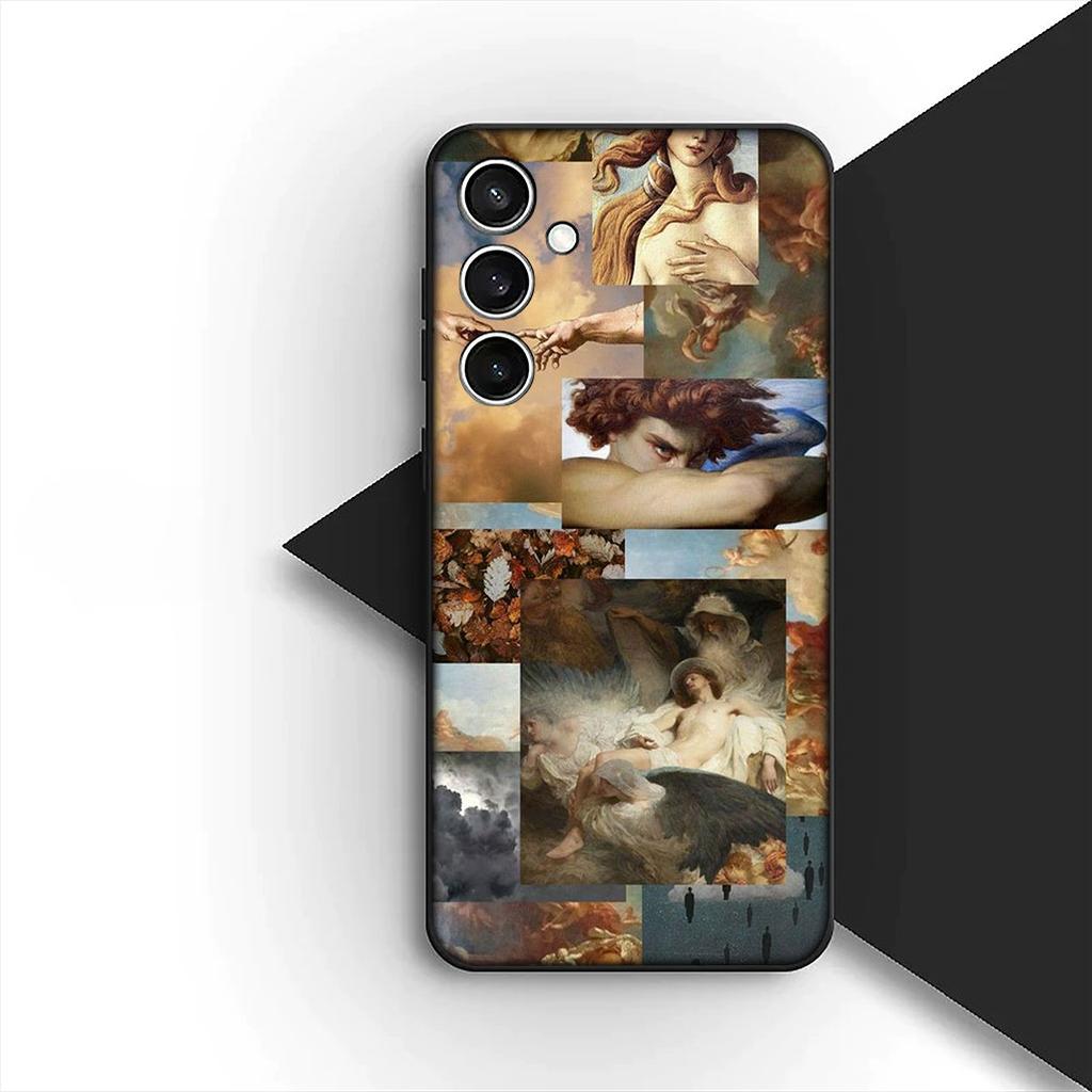 Cover for Motorola Moto G55 G45 G75 G85 G35 Edge 50 30 Fusion 40 NEO Ultra Pro Phone Case Fresco Michelangelo Creation of Adam