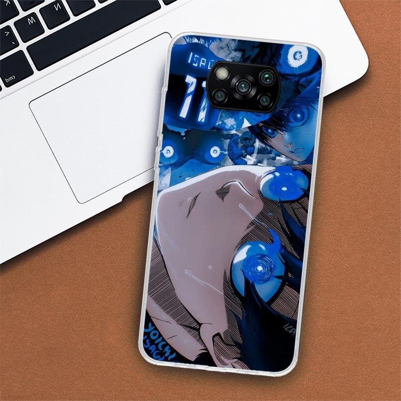 Japan Anime Blue Lock Phone Case For Xiaomi Poco X3 Nfc X4 X5 X6 X7 F7 Ultra F6 F5 F4 Gt F3 M6 M5S M5 M4 M3 Fundas Soft Shell X7