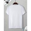 European sizes Men's Pattern Summer Casual Round Neck Short T-Shirt Comfortable Funny Fashionable Crew Neck Tees for Men
