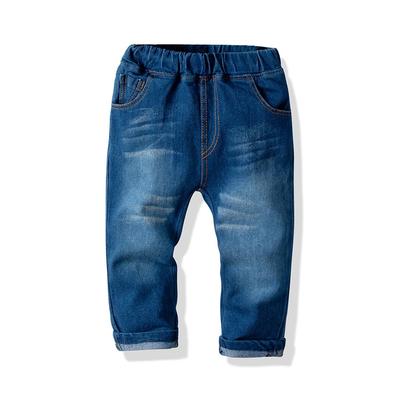 2024 Çocuk Pamuklu Denim Streç Pantolon - Erkekler için Slim-Fit, İlkbahar & Sonbahar