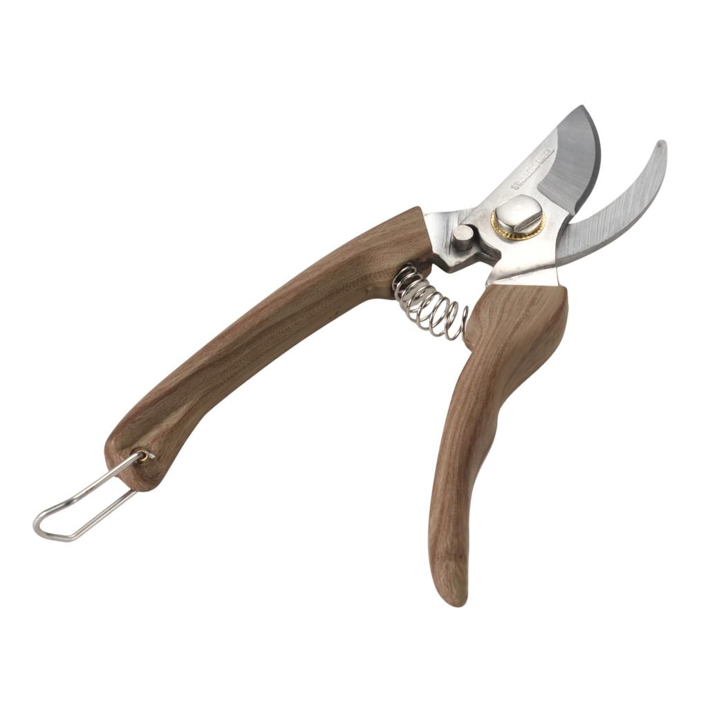 Takagi WOODY TASTE Stainless Steel Pruning Shears for Narrow Easy to Use for Cutting Approximately 10mm Diameter for Young Branches Women, 165mm,