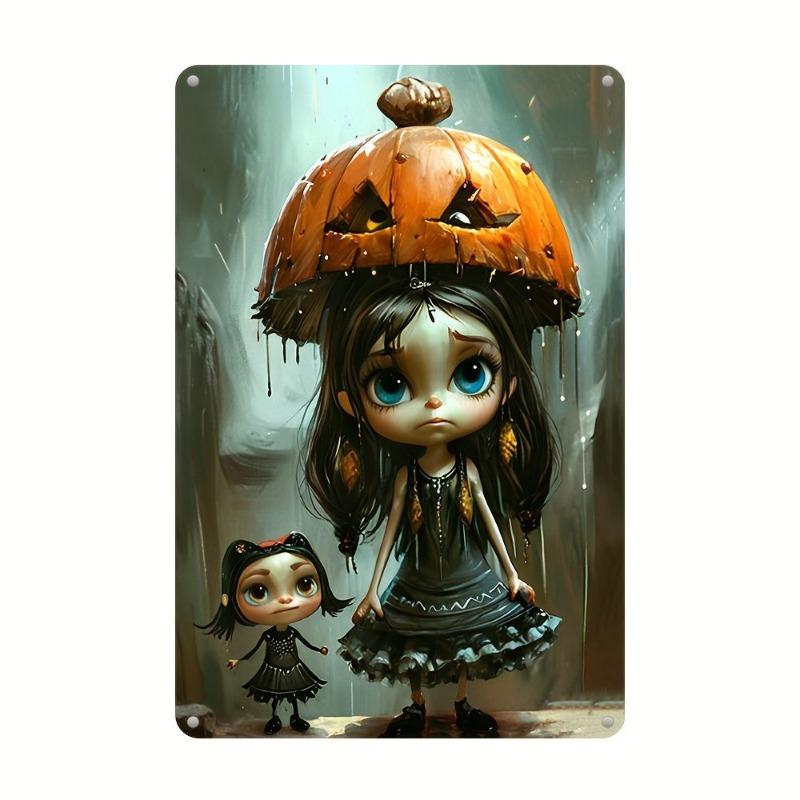 Halloween Metal Tin Sign Wall Decor 20x30cm