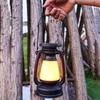 Solar Camping Lamp USB Rechargeable Outdoor Hanging Tent Lantern Stepless Dimming Bar Light Table Portable Retro Horse Light