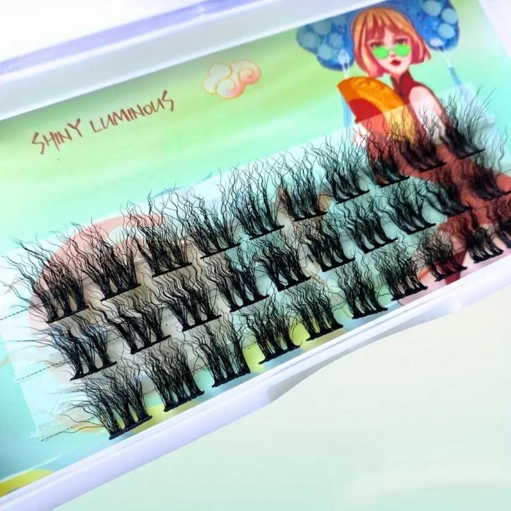 

Multiple Pairs Pack False Eyelashes Set Instant Wool Eyelash Extensions Curling Fake Lashes Women