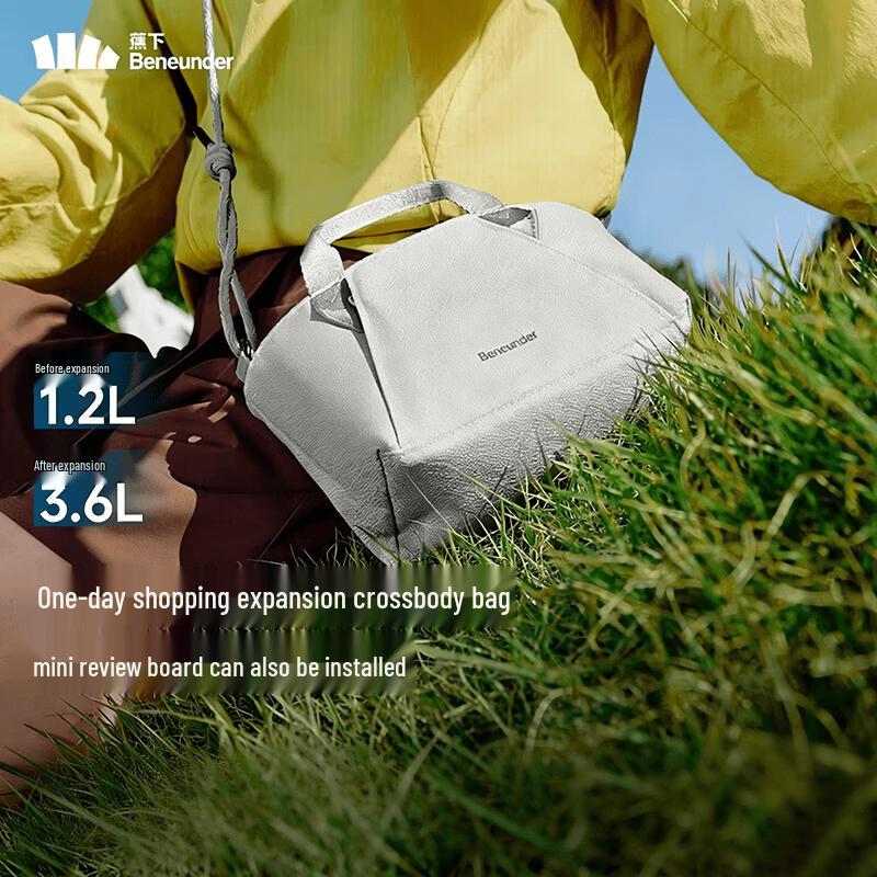 Bananaunder Ultralight Expandable Mini Crossbody Tote Bag