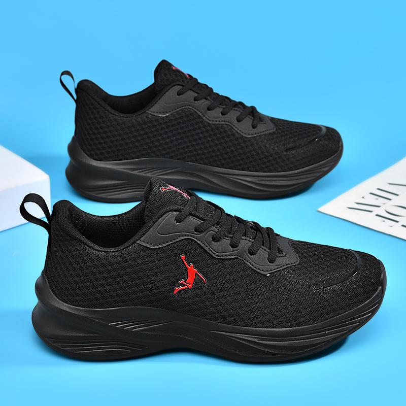 

Новые модные мужские туфли Four Seasons Low Top, удобные дышащие повседневные кроссовки 45 красный/чёрный