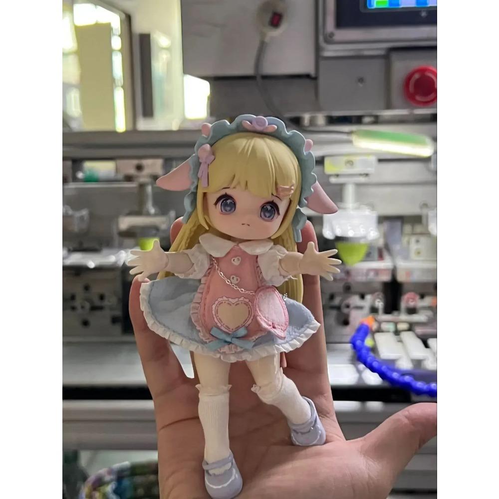 Nagi Jointly Movable Bjd Exchange Student Series Anime Peripheral Action Figure Kawaii Model Garage Kit Children Cute Toy Gift