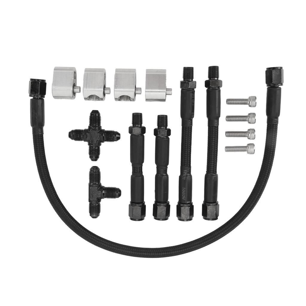 Kühlmittel-Überleitschlauch-Kit Edelstahl Dampf 4-Port Überleitschlauch-Kit Für LS-Serienmotor