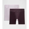 Lululemon Underease Super High Rise Shortie Underwear  2 Pack Black Plum Faint Lavender