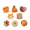 Cartoon Resin Chocolate Candy Hair Clip & Croc Charms DIY Ornaments