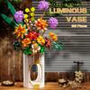 Non-Toxic Bouquet Daisy Dandelion Flower Building Blocks With Light Bouquet Model Brick Set Desktop Decoration Kids Diy Valentine Gifts