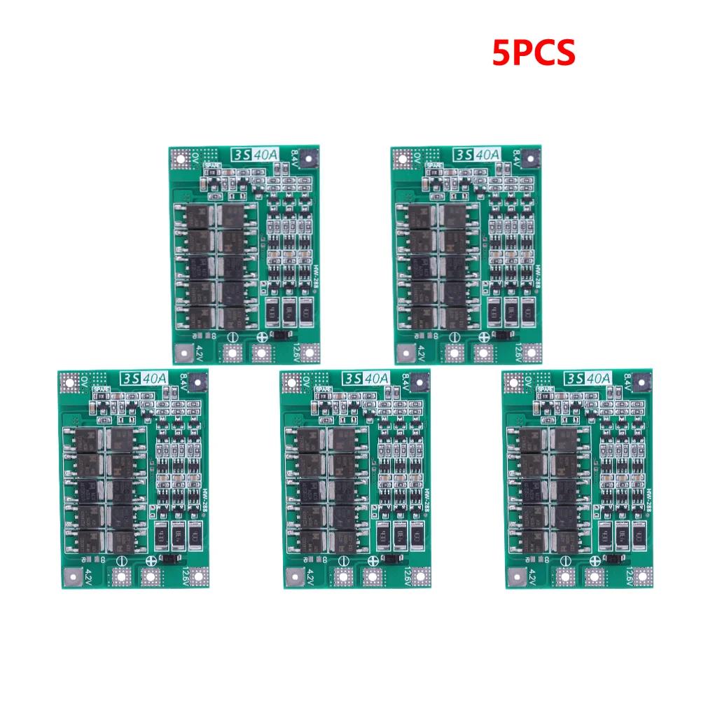 3S/4S 5A 10A 20A 40A 60A Li-ion Lithium Battery Charger Protection Board 18650 BMS For Drill Motor with Standard/Enhance/Balance