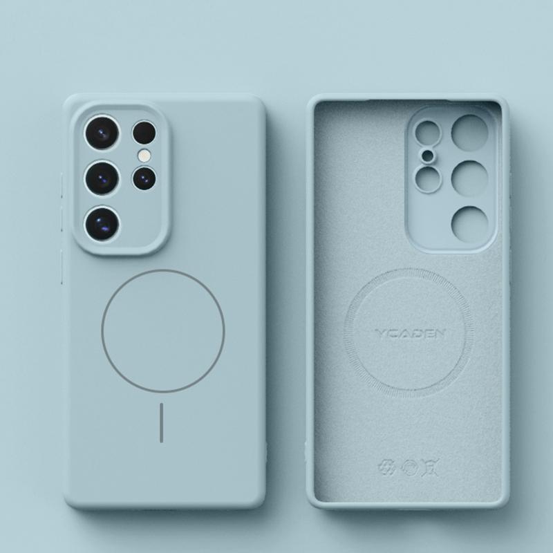 S26 Ultra Case Magnetic For Magsafe Soft Liquid Silicone Cover Funda For Samsung Galaxy S25 S26 Ultra S24 S23 S22 Plus
