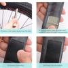 50PCS Bicycle Tire Repair Patch Glue Quick-Fix Repairing Tyre Protection Patch for Mountain Road Bike Inner Tyre Repair Pads