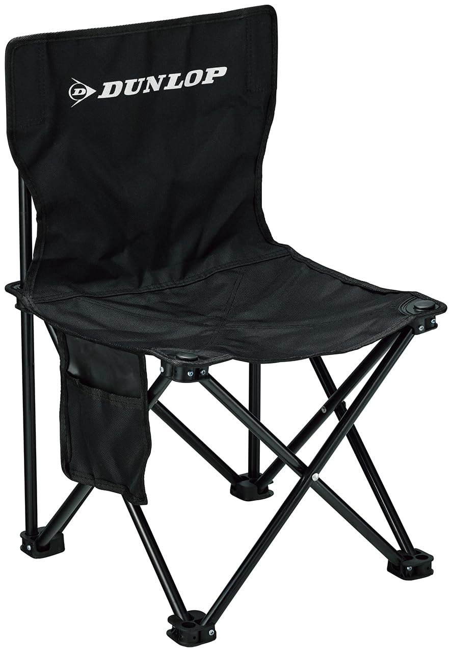 

DUNLOP Tennis Folding Chair Chair Black DAC8404 (Folding Chair)