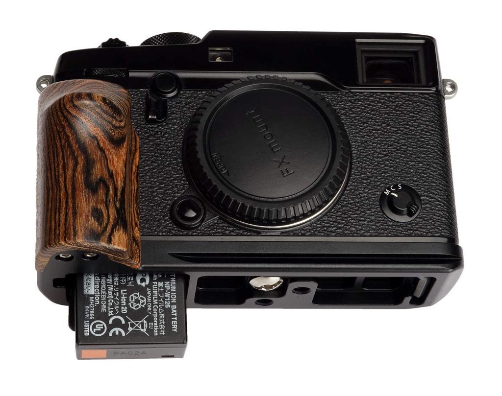 WEPOTO Fujifilm Hand Grip Metal Gold Sandalwood X-PRO2 GP-XPRO2