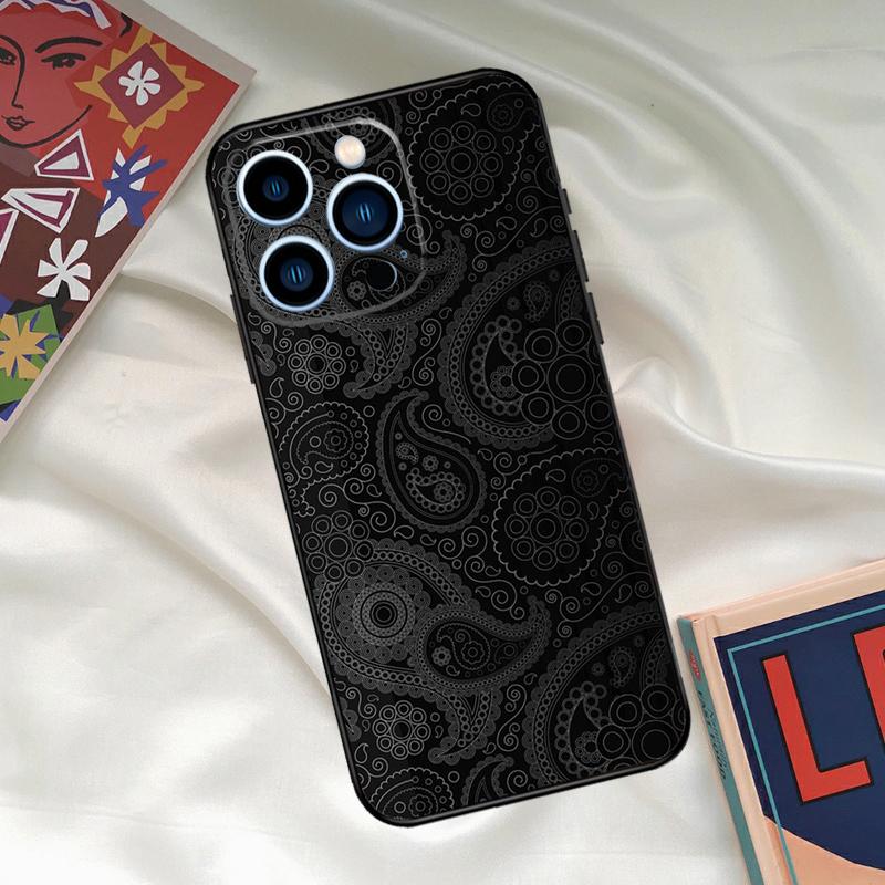 Paisley Pattern Phone Case For iPhone 16 15 14 13 12 11 17 Pro Max 15 16 Plus 12 Mini 16e 17 Air Funda Cover