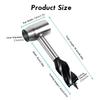 Bushcrafts Hand Auger Wrench Portable Outdoor Survival Spirals Drill Wood Drill Cores Punches for Camping and Wilderness