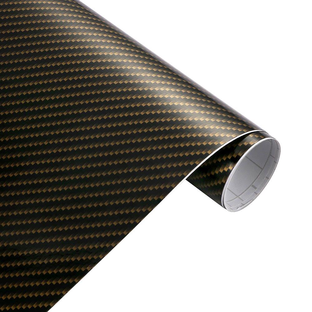 

2D High Glossy Carbon Fiber Vinyl Wrap Film 10/30*100cm Automobiles Car Motorcycle DIY Decorative Sticker Wrapping Covering Film 10x100cm