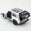 (Eingetütet) 1/36 Niva Legierungs-Pullback-Auto, Die-Cast-Metall, Spielzeug für Jungen, Starker Pullback, Drei Türen, Retro-Stil.