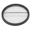 Double Half Moon Prism Special Effect Filter Camera Center Field Separation Diopter Filter Photography SLR Camera