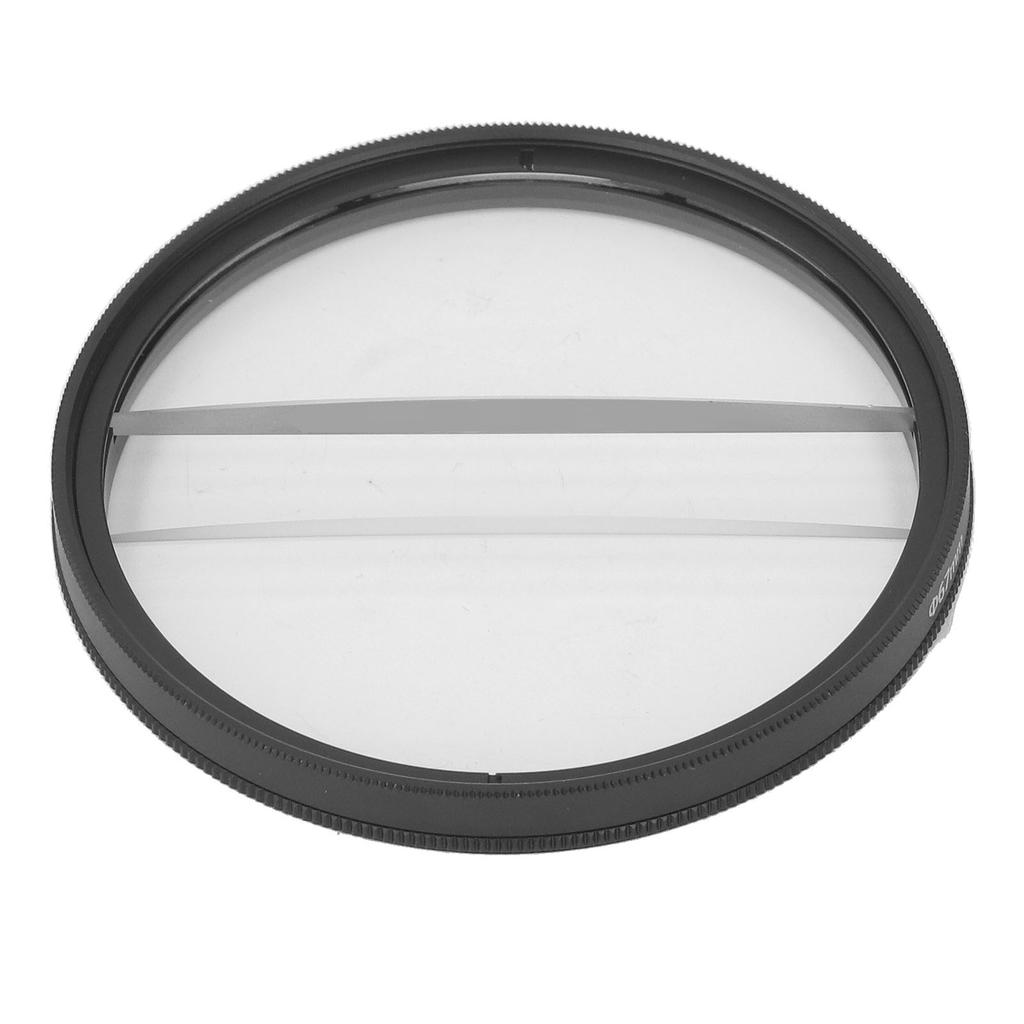 Double Half Moon Prism Special Effect Filter Camera Center Field Separation Diopter Filter Photography SLR Camera