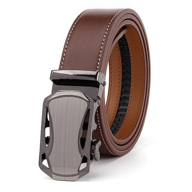 PULO Automatický opasek s přezkou Pánský opasek Ležérní Businessový Špičkový Pánský opasek