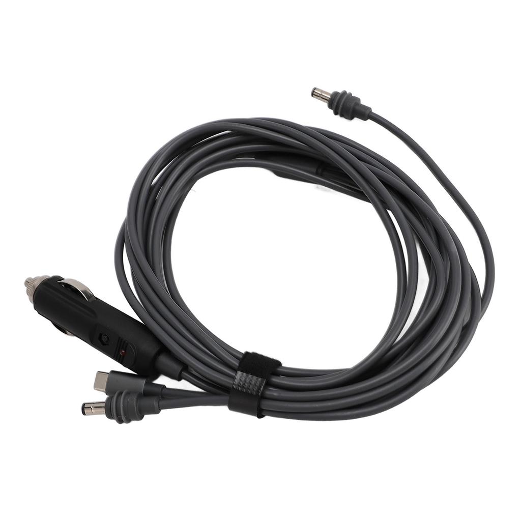 3 In 1 Satellite DC Power Cable IP68 Water Resistant DC Type C 12V 24V Car Charger to DC Charging