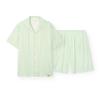 Men S Short Sleeve Pajama Set Liby Green H125
