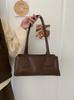 2024 Autumn/Winter Women's Retro Korean Underarm Baguette Handbag