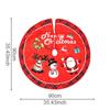 Party Decor Christmas Tree Skirt Merry Christmas Happy New Year Outdoor Blanket Snowman Santa Elk Home Supplies Xmas Floor Cover