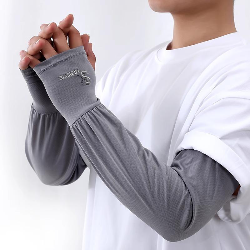 

Sun Protection Ice Silk Arm Sleeves: Men s & Women s UV Protection, Plus Size, for Cycling & Driving