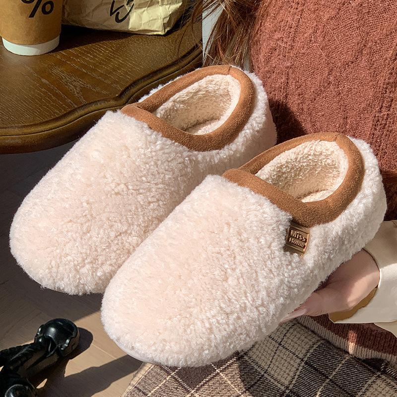 Cotton Shoes, Women's Shoes, Home Slippers, Padded and Anti-slip Design