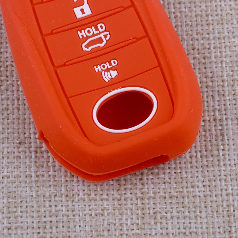 2pcs Car Remote Key Fob Cover Case Fit for Toyota Venza Tundra - Red Silicone