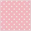 Round Napkins 3-Layer Roses 32Cm 12 Pcs