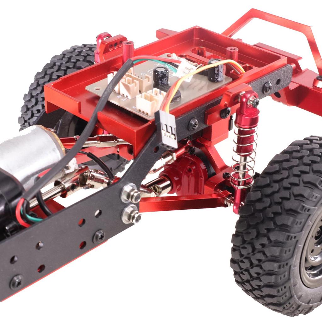 MN99S RC Car Metal Upgrade Kit: Tie Rod & Shock Absorber.