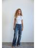 2025 Spring Women's High-Waist Ripped Denim Jeans: European & American Style