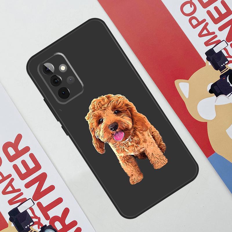 Cute Cockapoo Dog Case For Samsung Galaxy A36 A35 A55 A06 A16 A26 A56 A53 A32 A52 A33 A13 A14 A34 A54 A17 A15
