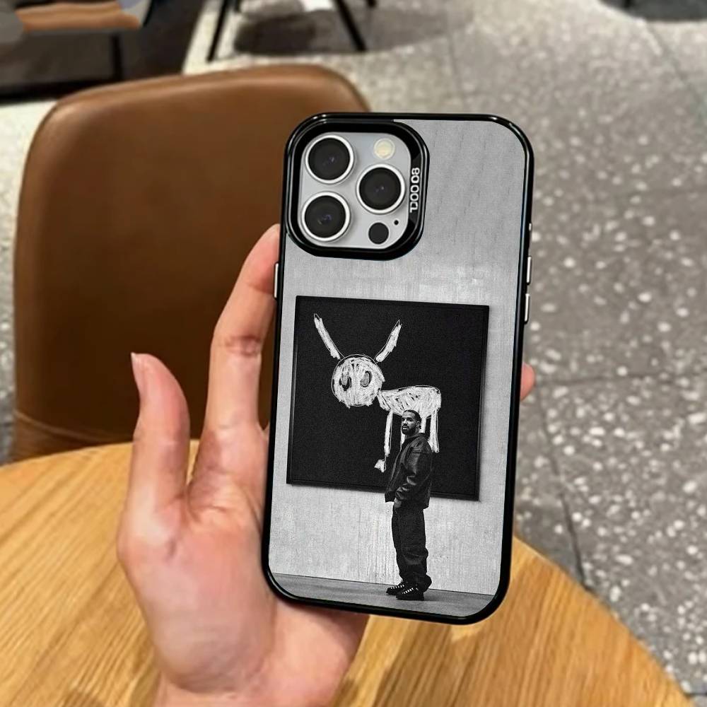 Dashing Drake Phone Case For iPhone17,16,15,14,13,12,11 Plus,Pro Max Colored Silver Plated Inside Cover