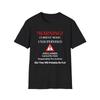 Funny T-Shirt “Warning: Unsupervised” Men’s | Women’s Humor Graphic Tee