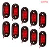 10Pcs Warning Light Led Diode Light Trailer Truck Led Side Marker Lamp