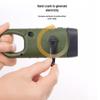 OEING Solar Hand-Crank Emergency Flashlight