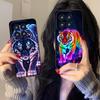 Tiger Neon Mobile Cell Phone Case for Xiaomi 15 14 13 12 Mi 11 T Ultra Lite Pro S X 5G Colorful Printing Cover Luxury Pretty